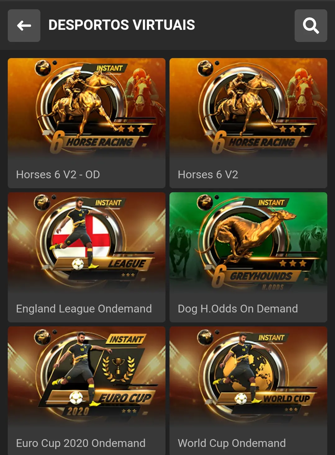 Desportos Virtuais