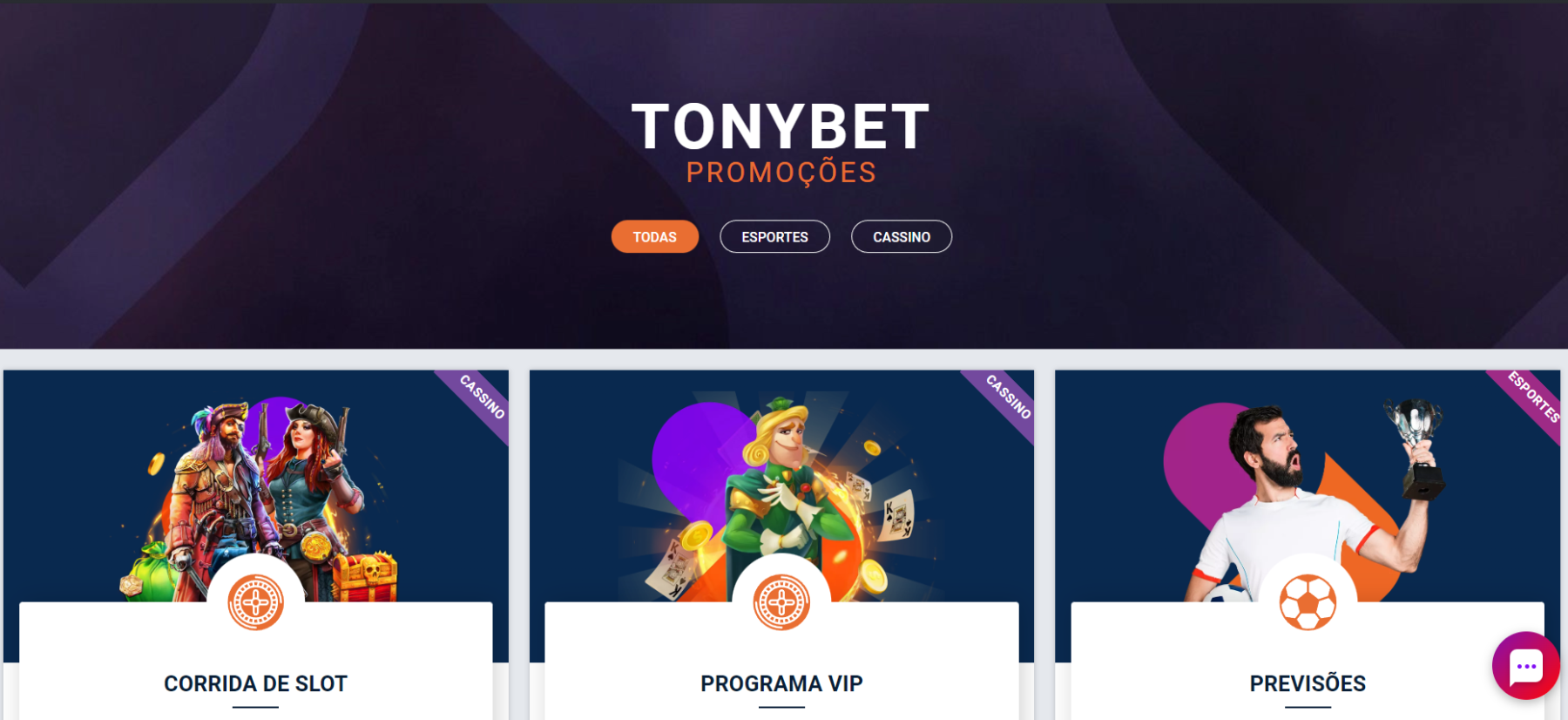 Promoções Tonybet