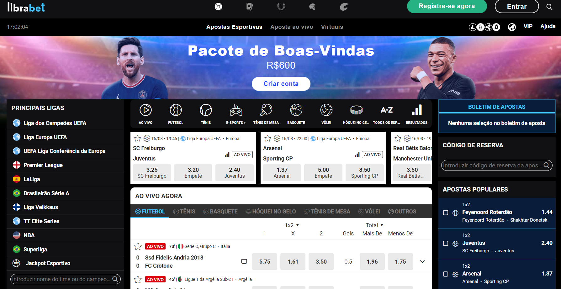 Site de Apostas Esportivas Librabet
