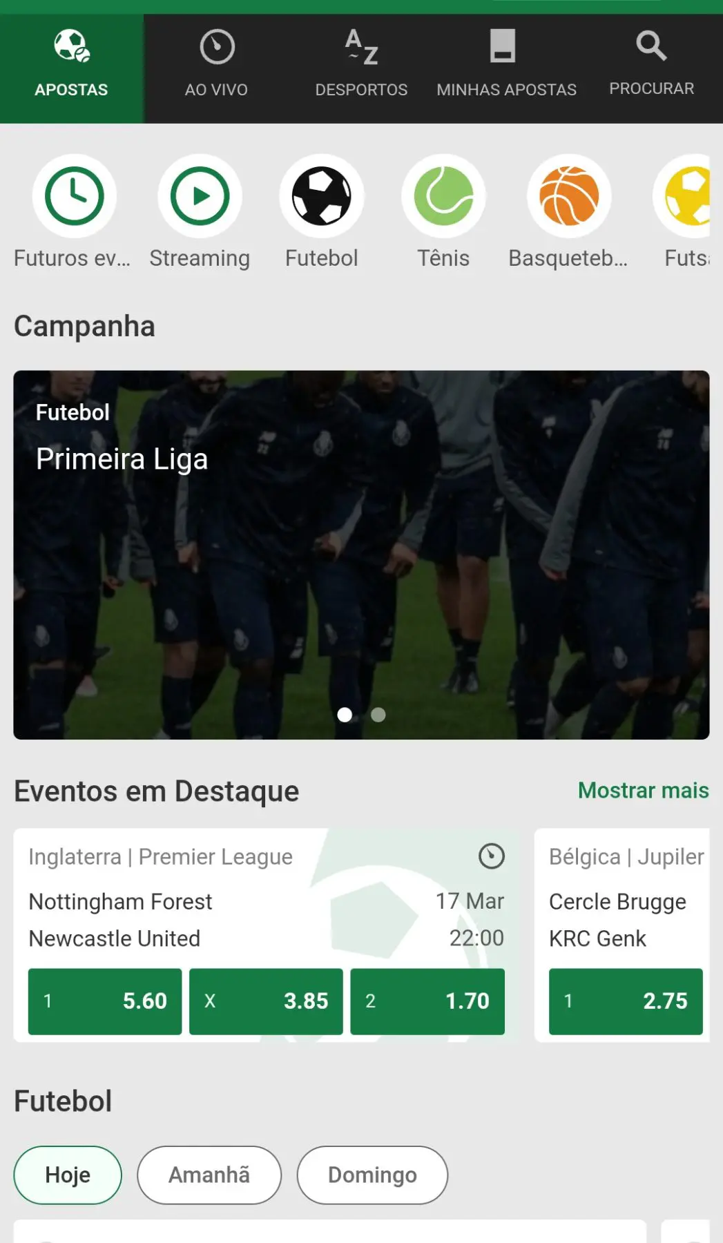 Unibet apostas esportivas