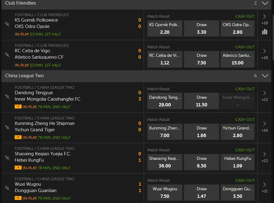 betsafe chances