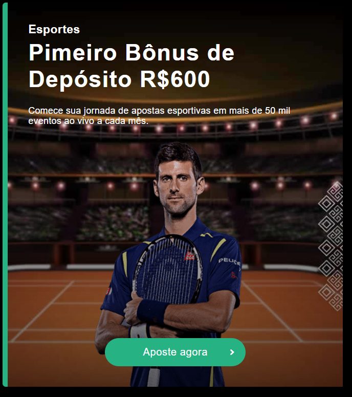 bônus de primeiro depósito