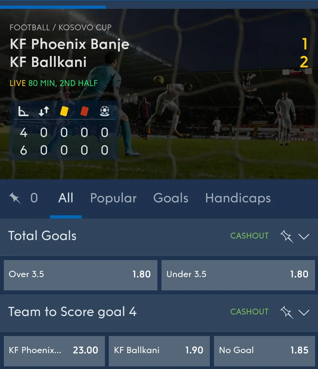 Nordicbet chances
