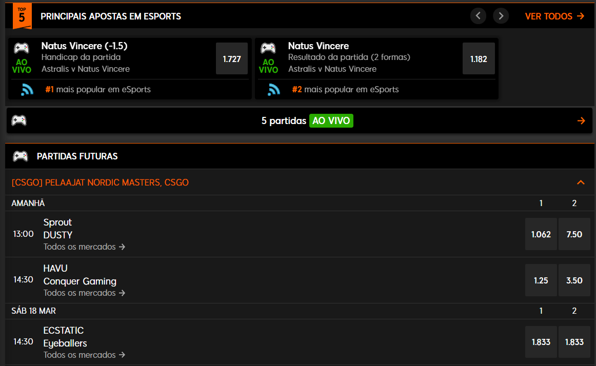 888 sport apostas eSports