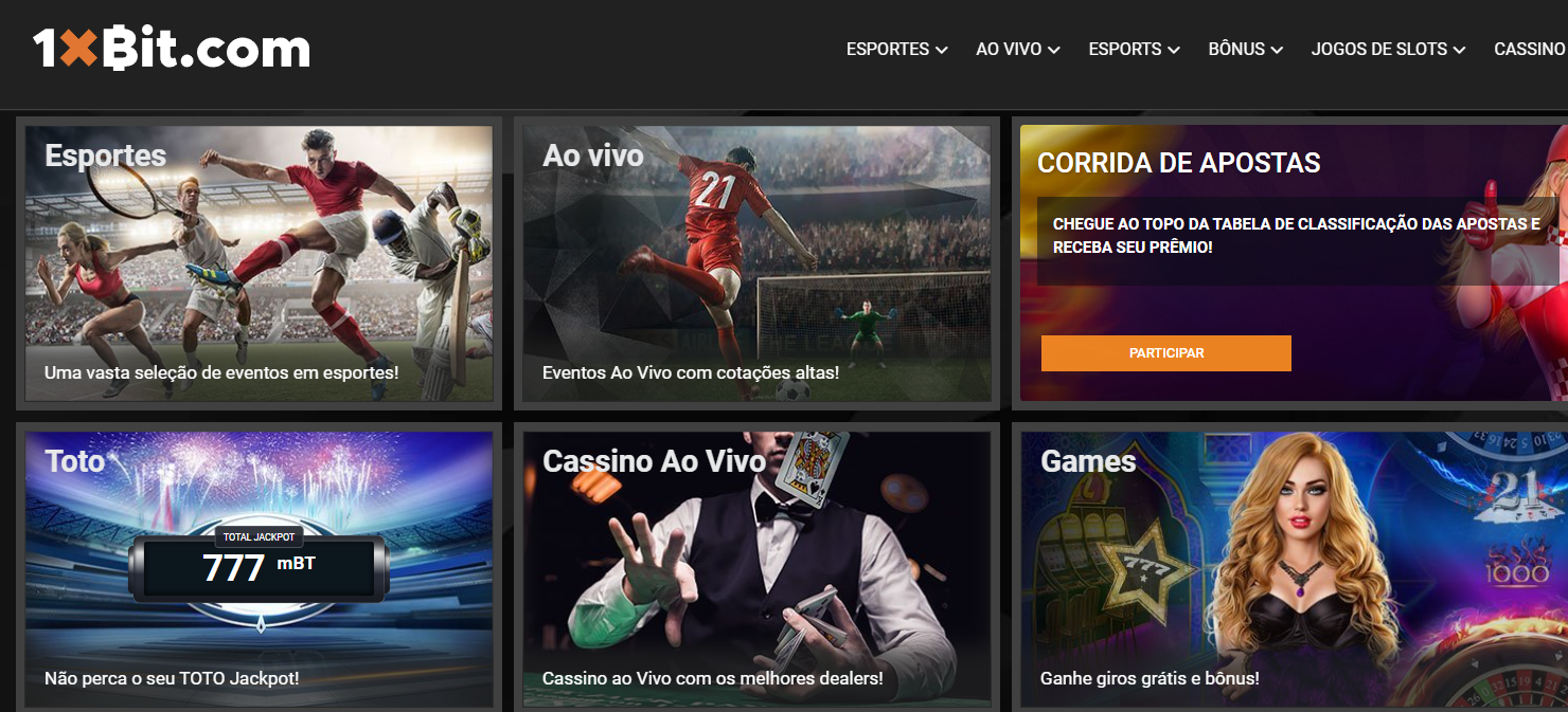 Site de Apostas Esportivas 1xBit
