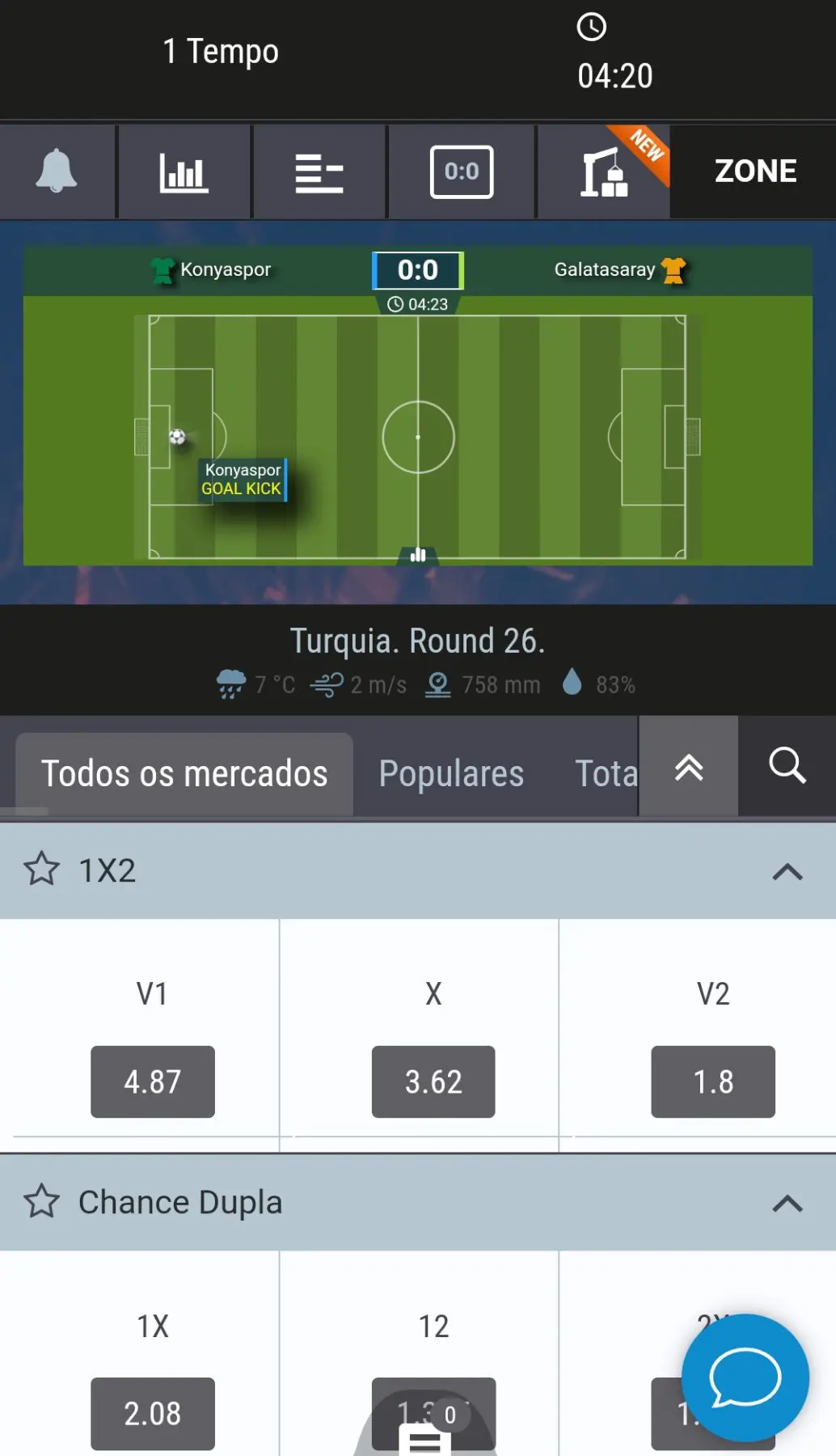 transmissão ao vivo megapari