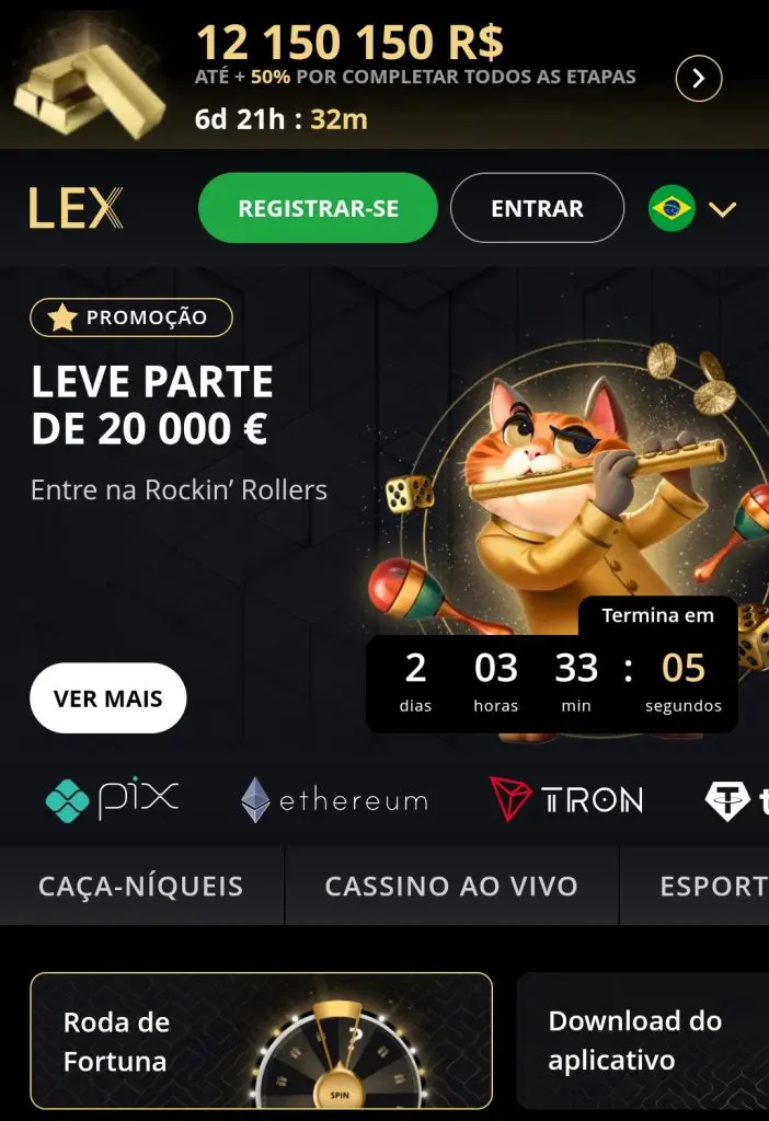 avaliação-do-lex-casino-para-celular